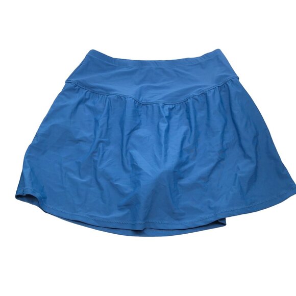 Raisins Tummy Thinner Thigh Minimizer Bravo Swim Skirt Built in Brief Blue 16W - Picture 2 of 6